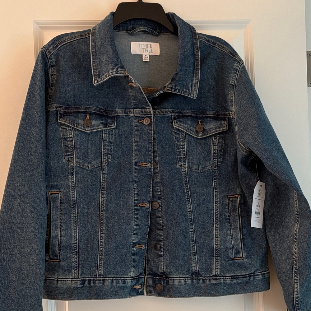 Time and Tru Blue Denim Jacket